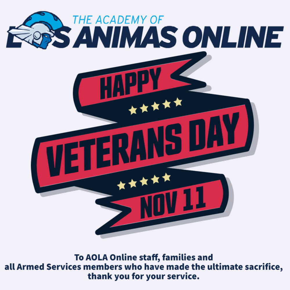 Happy Veterans Day from AOLA Online