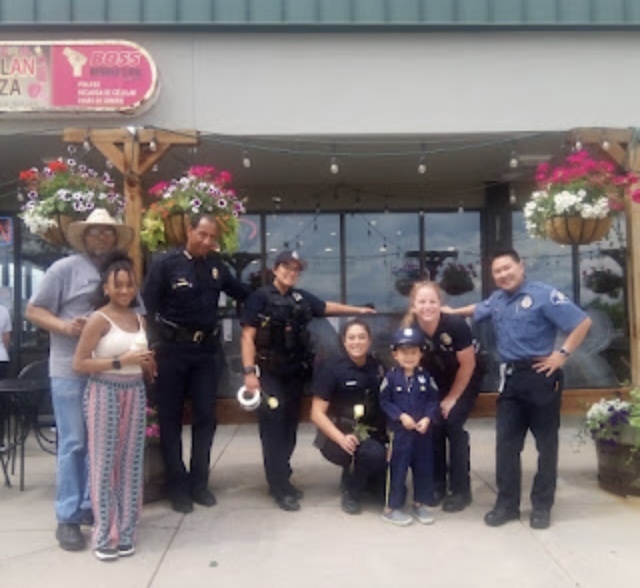 AOLA Online at Ice Cream Day with the Denver Police Department The